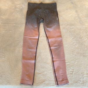 Gymshark Ombre Seamless Leggings in Pink size XS